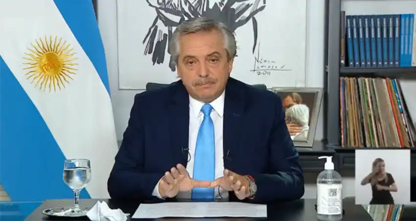 DESDE OLIVOS EL PRESIDENTE ANUNCIÓ NUEVAS RESTRICCIONES PARA EL AMBA