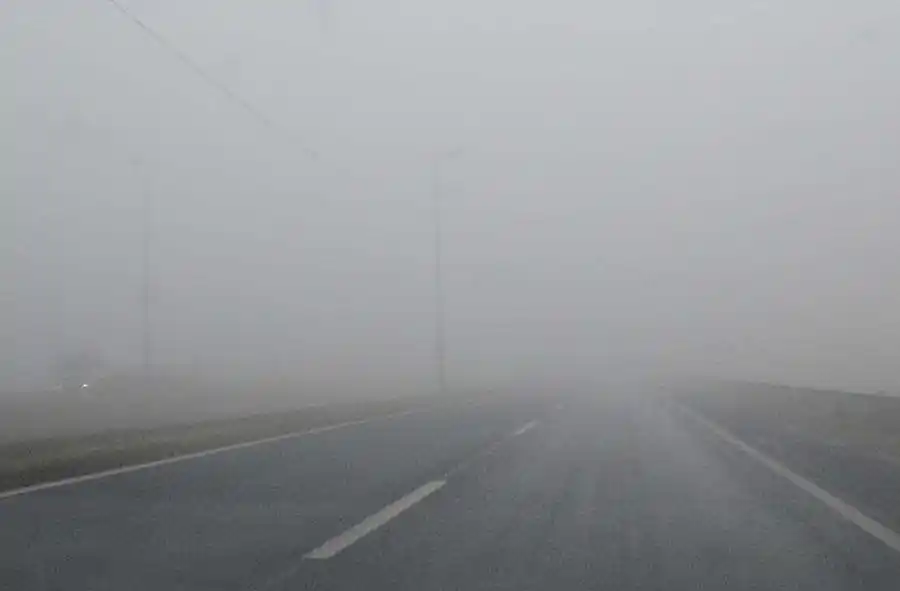 Servicio Meteorológico Nacional alerta por neblinas y bancos de niebla