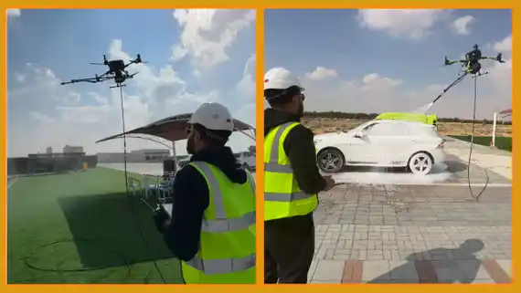 Otro trabajo reemplazado por robots: ahora vehículos, fachadas y aviones no son lavados por humanos