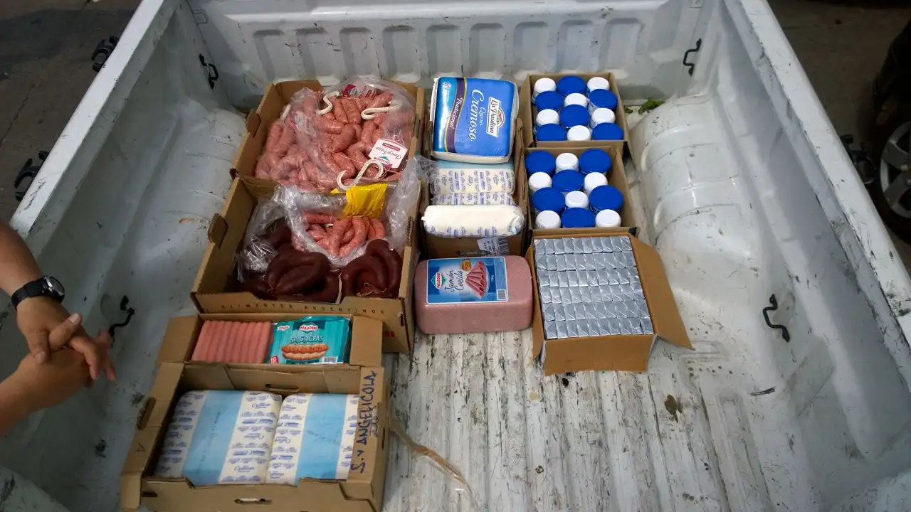 Incautaron 60 kilos de embutidos transportados sin refrigeración