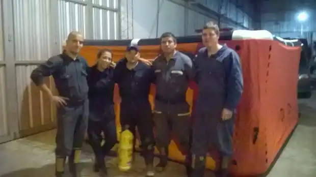 Bomberos continúan con sus prácticas de rescate de suicidas