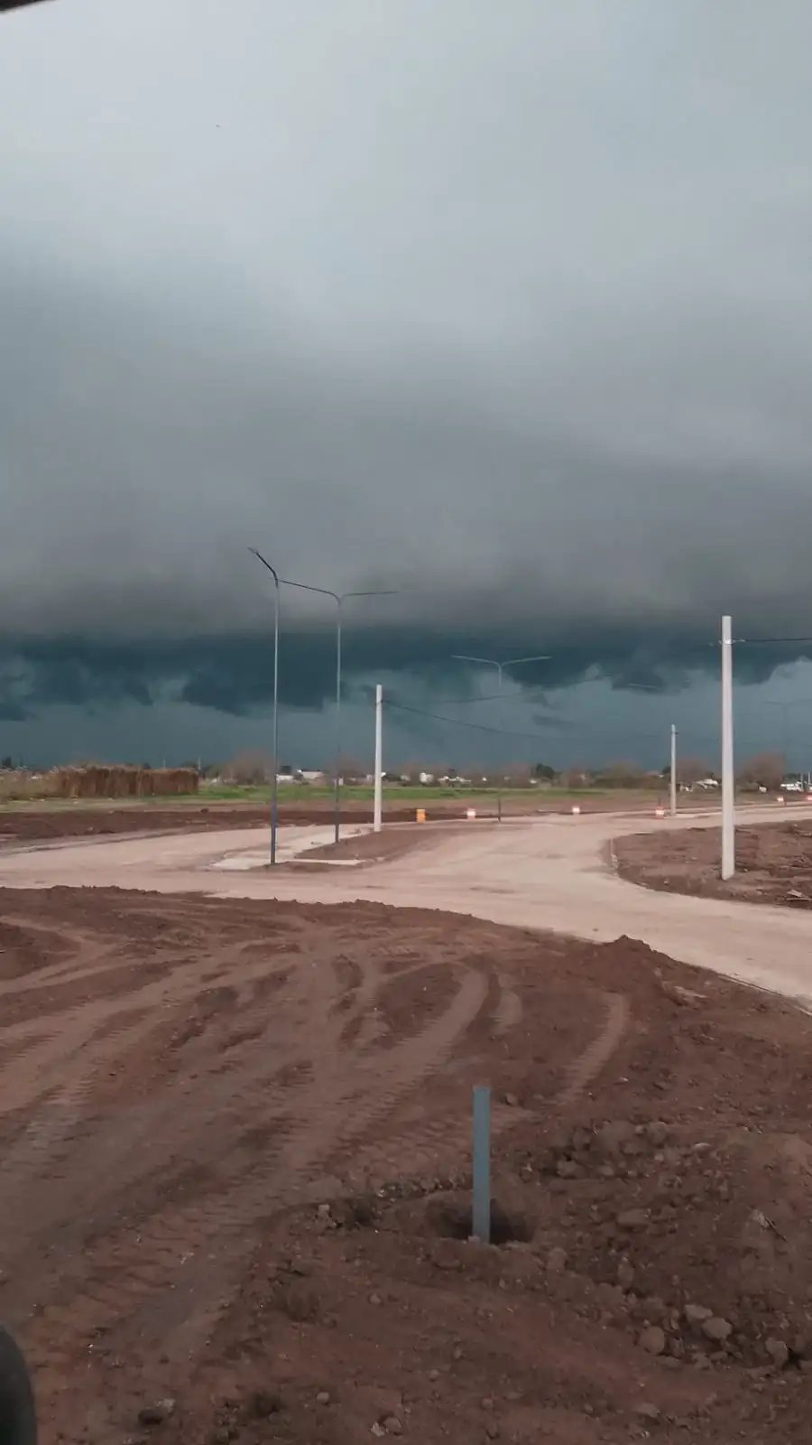 La tormenta dejó granizo, lluvia y ráfagas de casi 75 km/h en Rafaela - 2