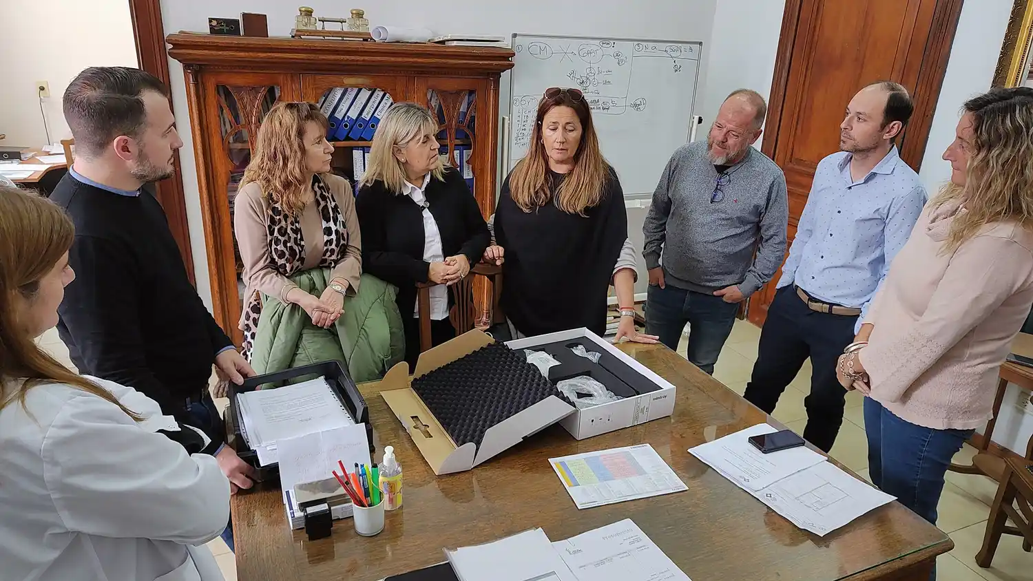 Damas Rosadas realizó una nueva donación al hospital de Tandil.