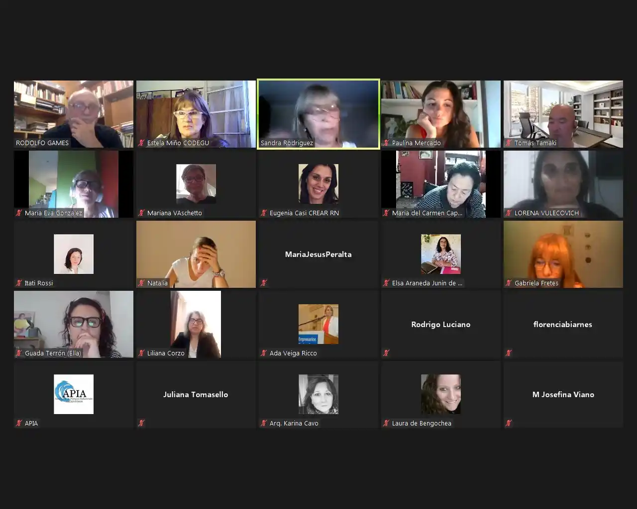 Estela Miño participó en la Comisión de Mujeres de la Asociación de Parques Industriales