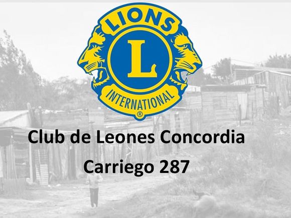 Colecta en el Club de Leones Concordia