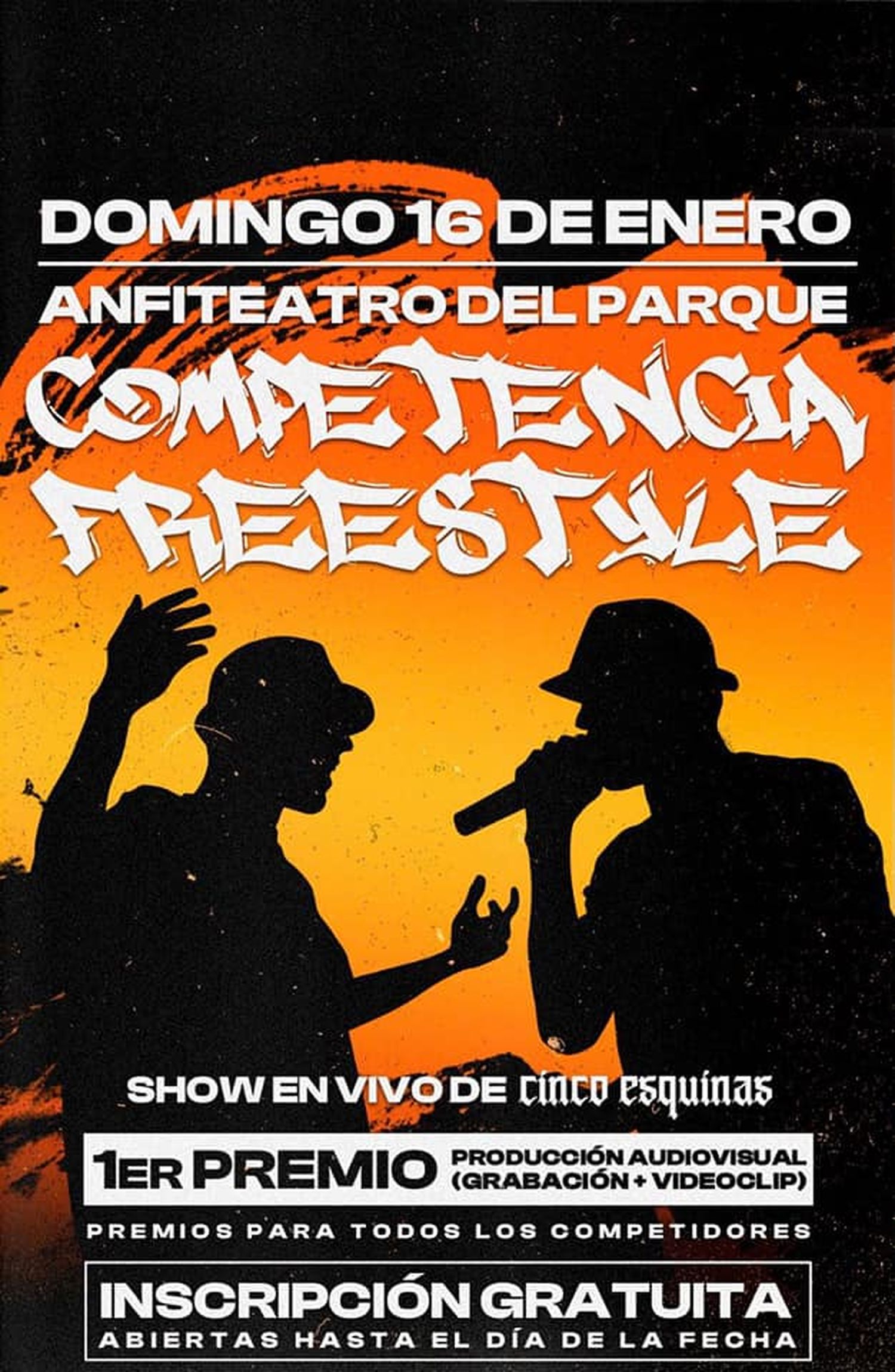 Se realizará una competencia de “Freestyle”