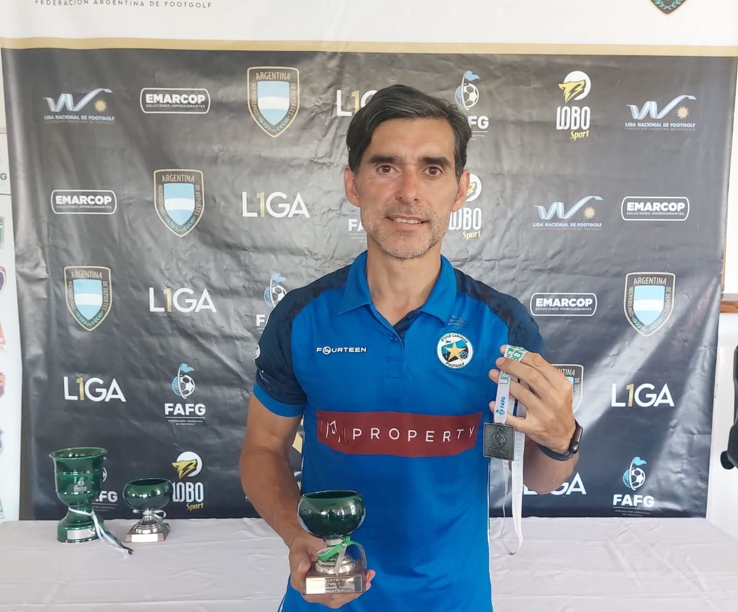 Footgolf: los Seery compitieron en Ramallo y en su categoría ganó el “Ratón” Ayala