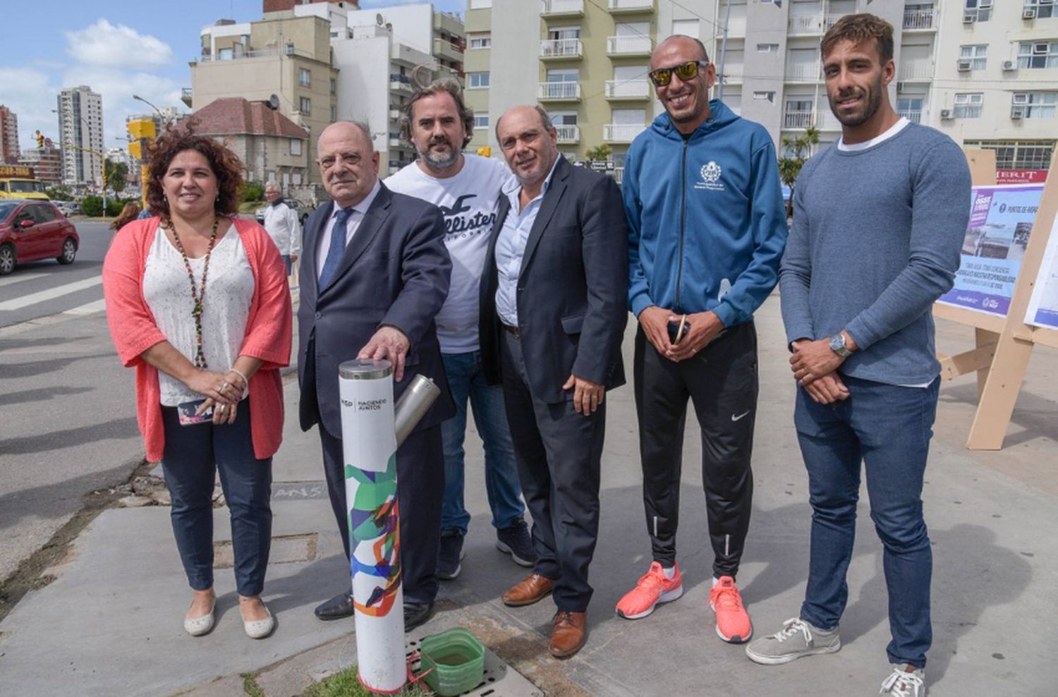 Mar del Plata suma 18 puntos de hidratación en la vía pública