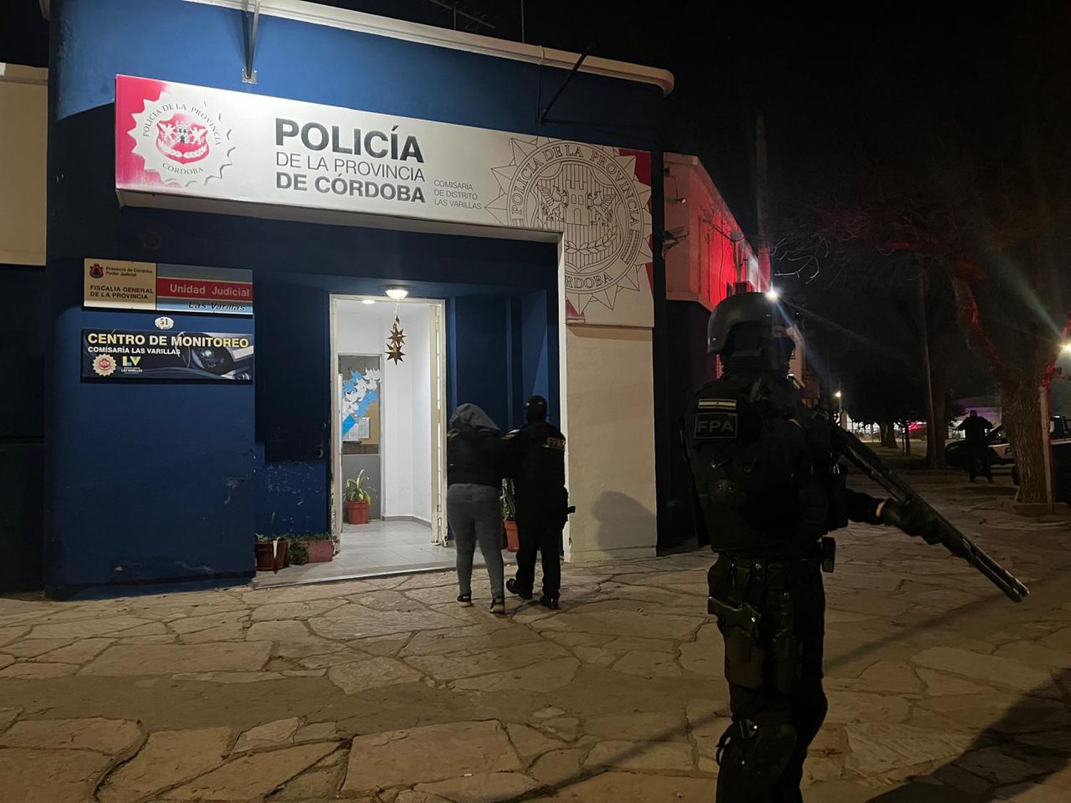 El operativo fue en Las Varillas