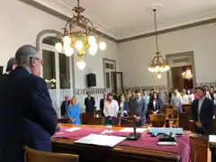 "Este 2024 será un año complejo y difícil", dijo Lunghi en la apertura de sesiones