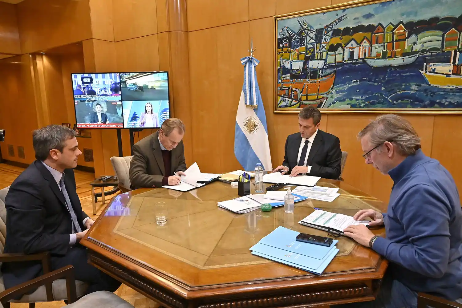 Bordet acordó con Massa prorrogar la emergencia agropecuaria en Entre Ríos
