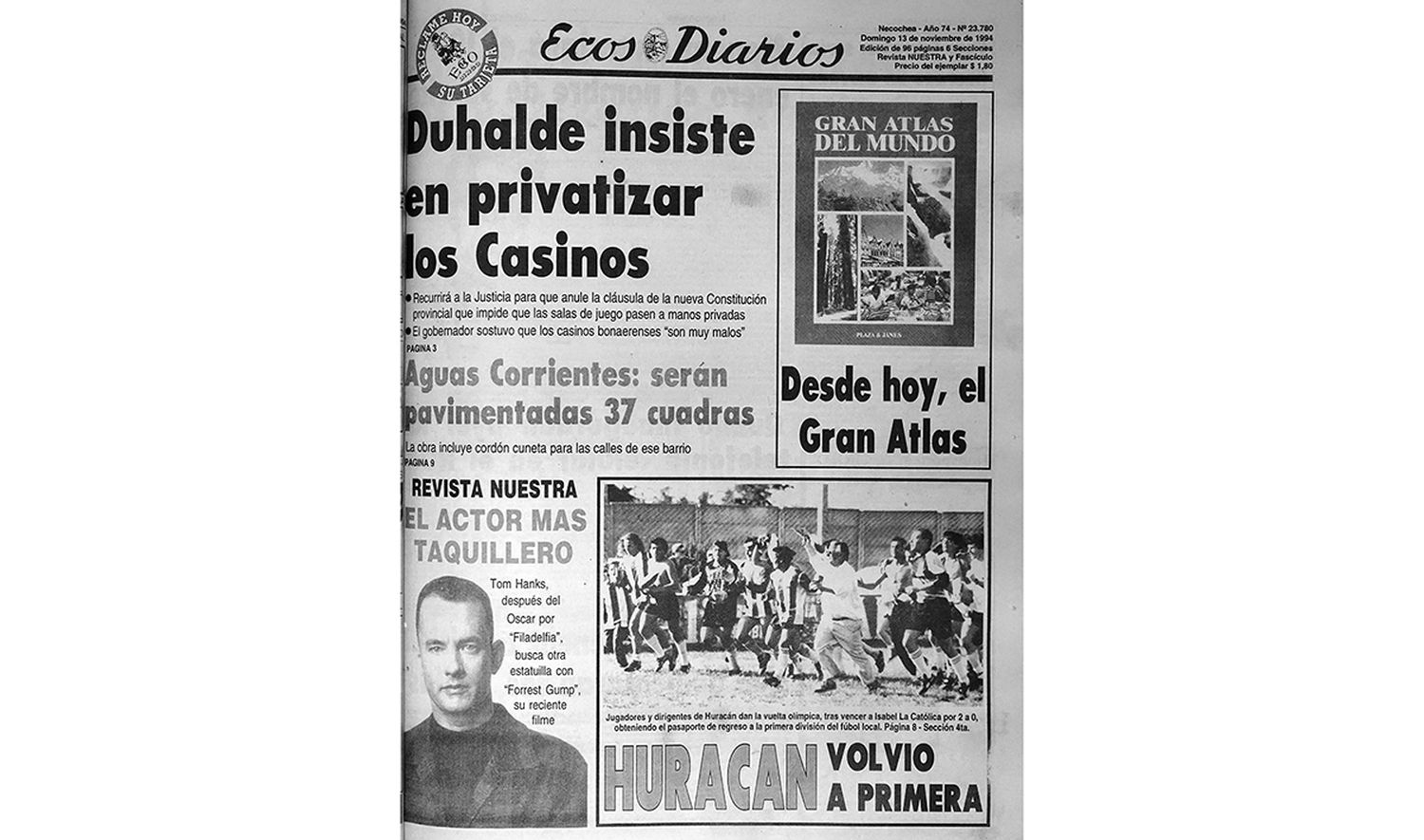 Domingo 13 de noviembre de 1994