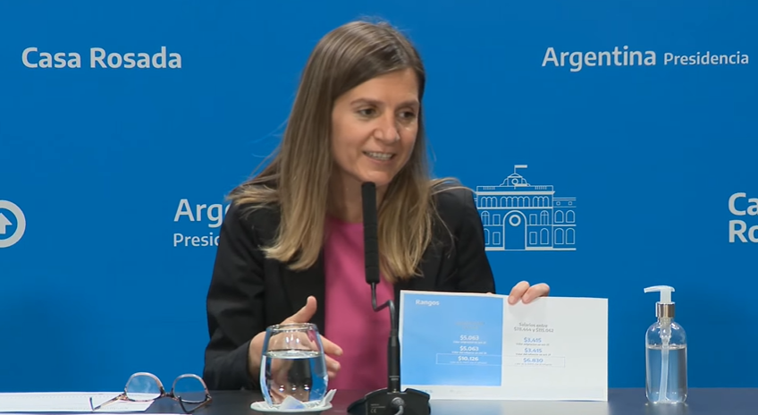 Raverta anunció un complemento mensual para el salario familiar: Se duplica a partir de octubre