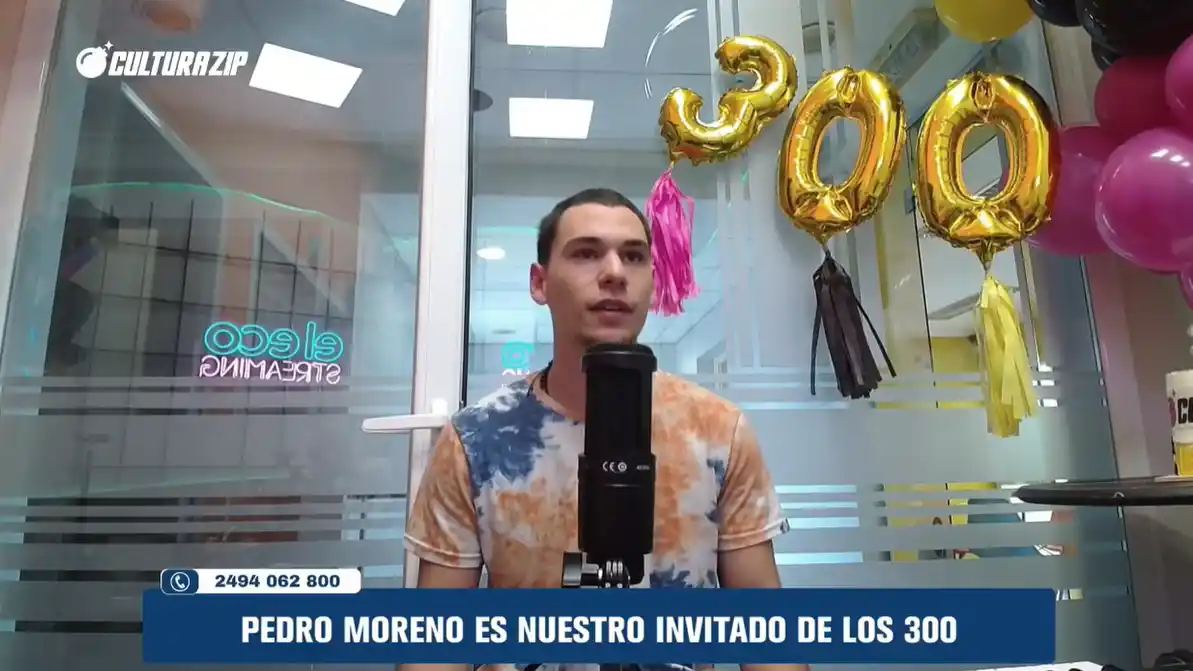 Pedro Moreno celebró los 300 programas de Cultura Zip