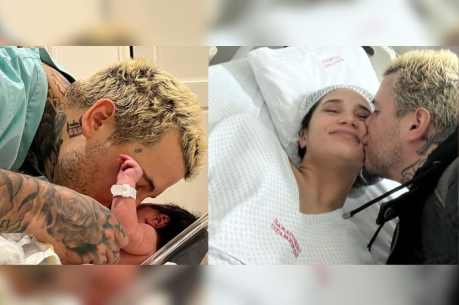 Alex Caniggia y Melody Luz se convirtieron padres