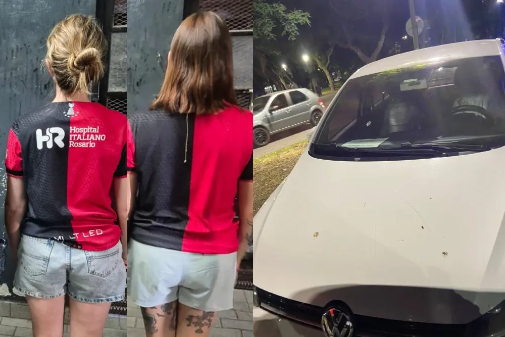Mujeres detenidas.