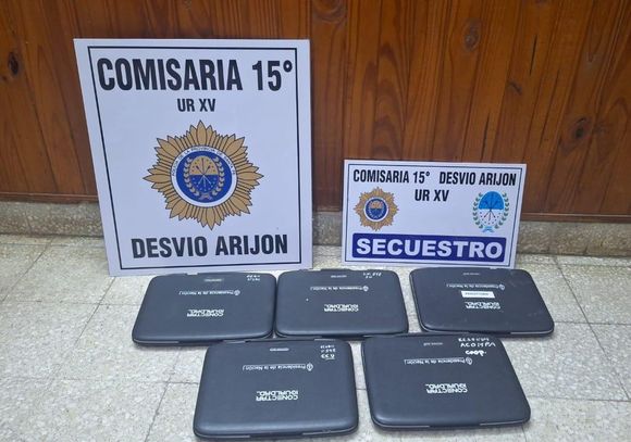 Desvío Arijón: detuvieron a un joven por robar computadoras de una escuela