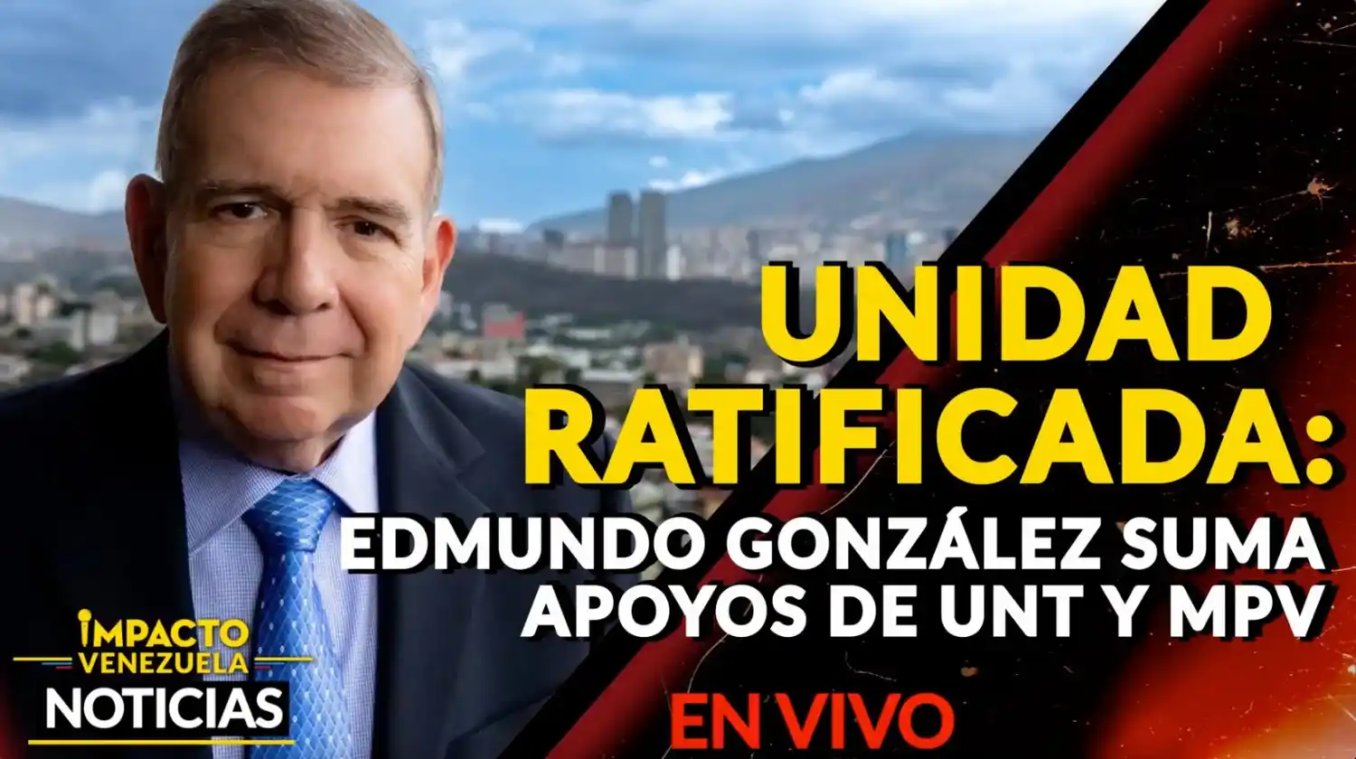 ¡AL FIN! UNT y MPV lograron adherir sus tarjetas a la candidatura de Edmundo González Urrutia – VIDEO