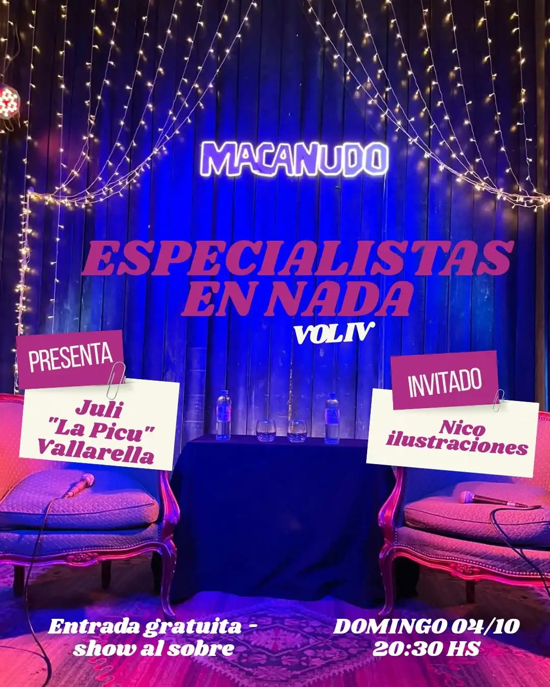 Cuarta edición de "Especialistas en Nada"