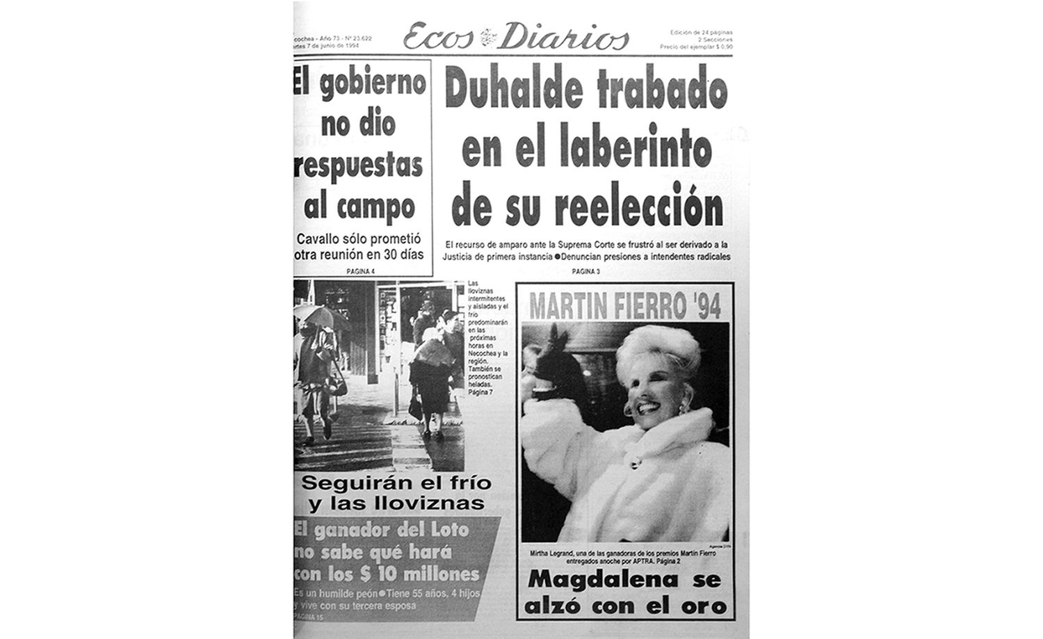 Martes 7 de junio de 1994