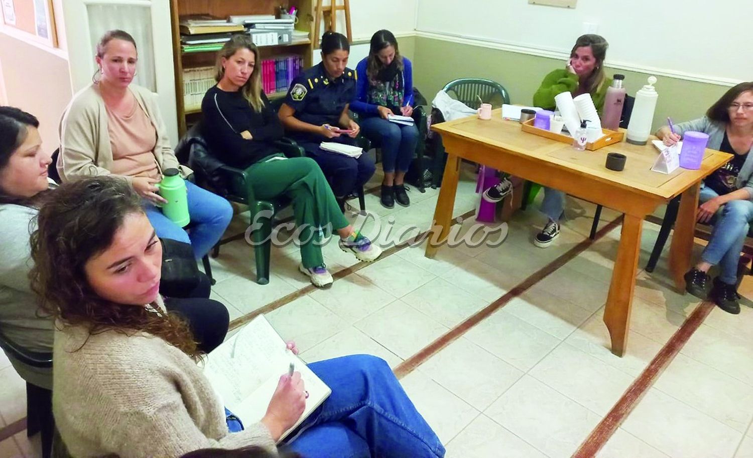 Un pasaje. De la charla la reunión en la sede de Psicólogos