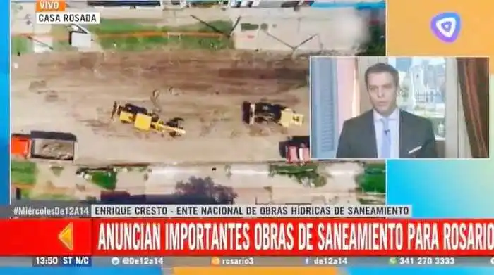 Nación anunció obras  hídricas y de saneamiento en Entre Ríos, Santa Fe y Chubut 