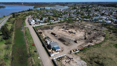 Provincia ya construye el Microestadio de Santa Fe y comenzó con las tareas de pilotaje