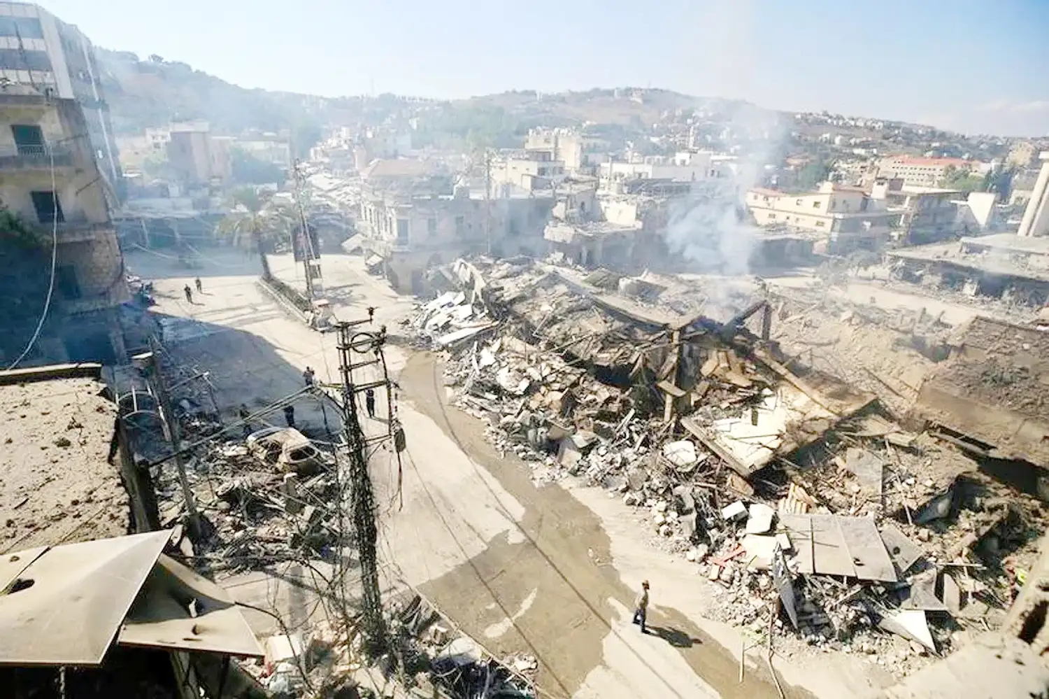 Operaciones militares israelíes en el sur del Líbano.