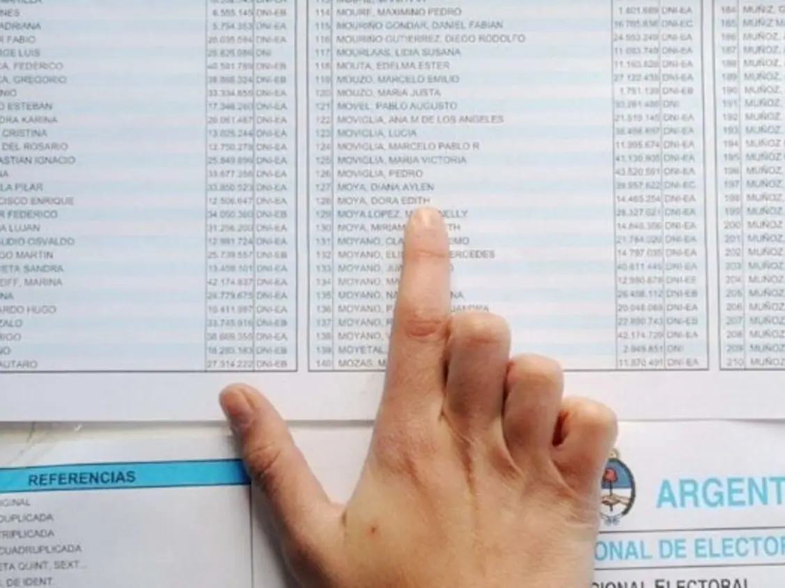 Elecciones legislativas nacionales: este martes se publicará el padrón electoral provisorio