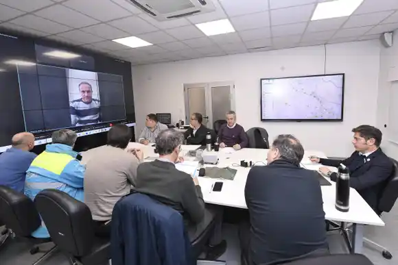 Inundaciones: Kicillof anunció que buscará continuar obras frenadas por Nación y solicitará fondos destinados a catástrofes