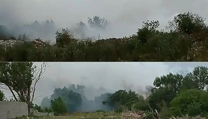 “Humo en el basural ahora”