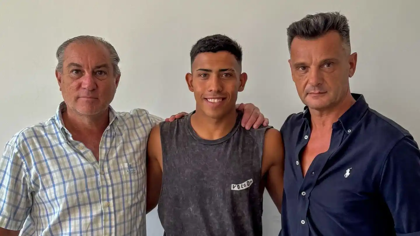 Alain Martínez (presidente de Ferro), San Martín y Diego Puissant (presidente de Santamarina).