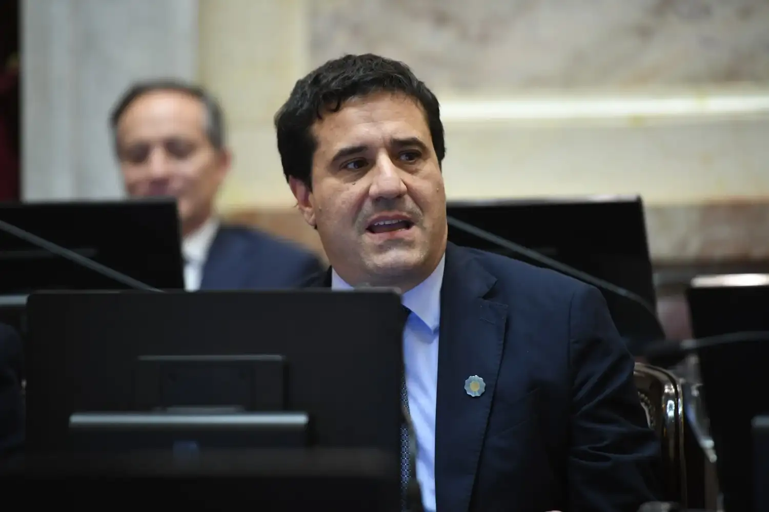 El senador nacional por la provincia de Buenos Aires, Maximiliano Abad.