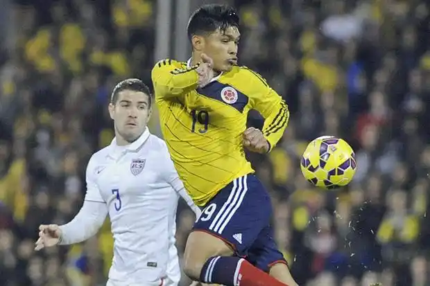 Teo hizo un gol para Colmbia y volverá para jugar contra Boca