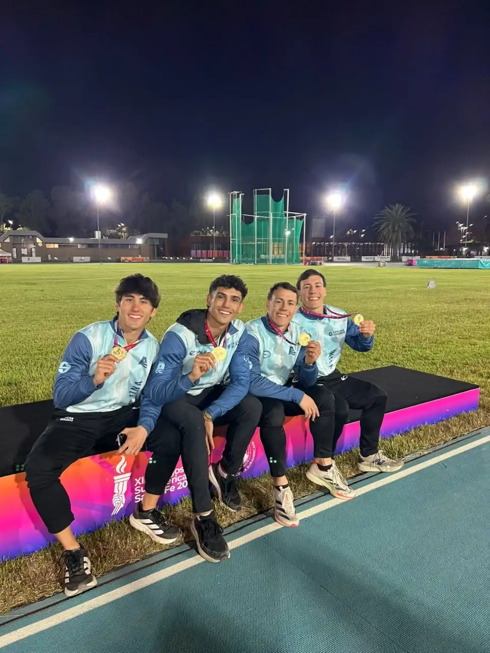 Tomás Mondino se consagró campeón con el relevo 4x100 de Argentina en Santa Fe - 2