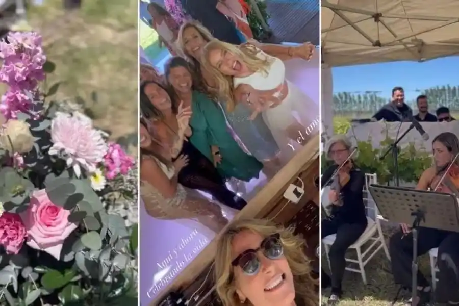 La intimidad de la boda de Nicole Neumann y Manu Urcera: ambientación soñada, orquesta en vivo y mucha diversión