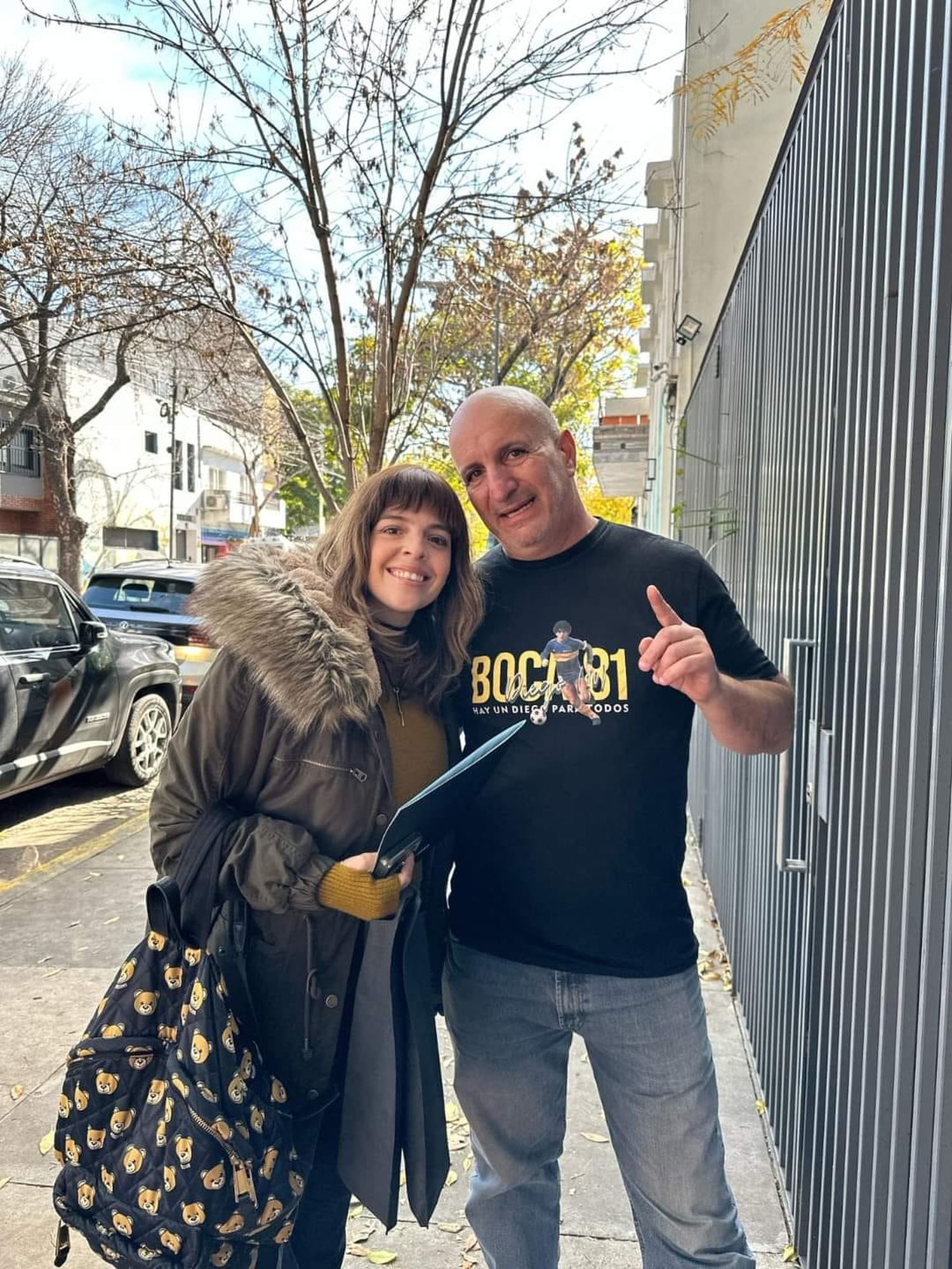 Mario Botas y Dalma Maradona