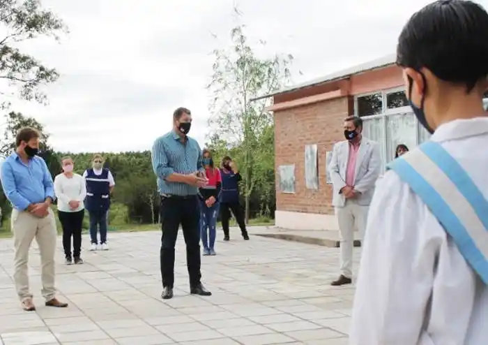 La escuela Colonia de  Inmigrante, retomó  las  clases presenciales 