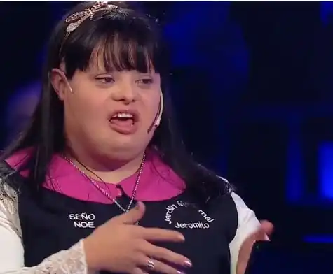 Noelia, la maestra con síndrome de Down que casi gana medio millón de pesos