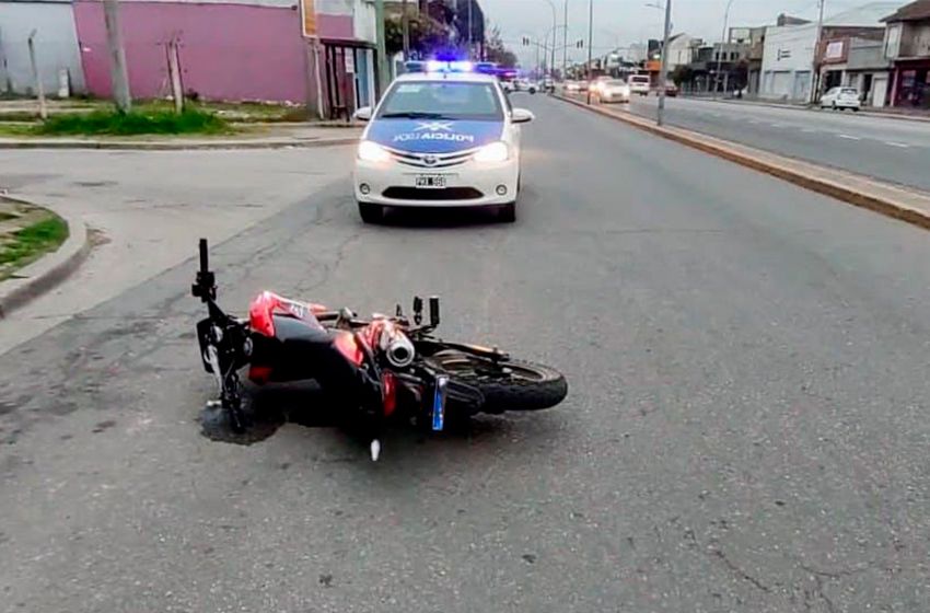 Un nuevo choque en Mar del Plata: un motociclista debió ser hospitalizado