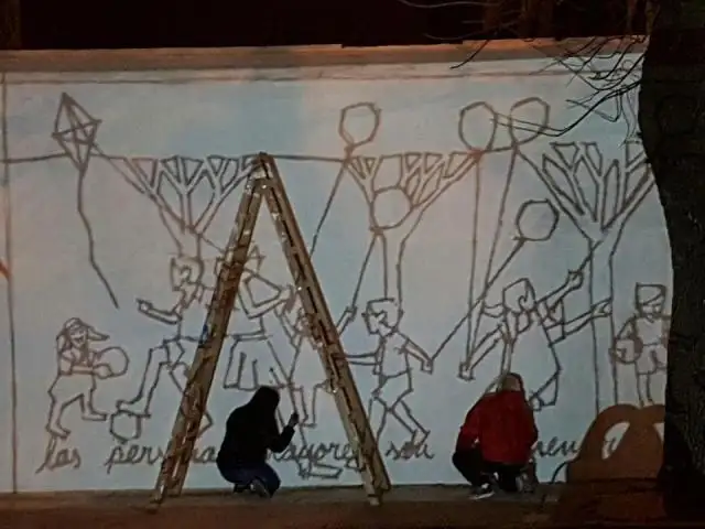 Nuestros abuelos pintarán un Mural