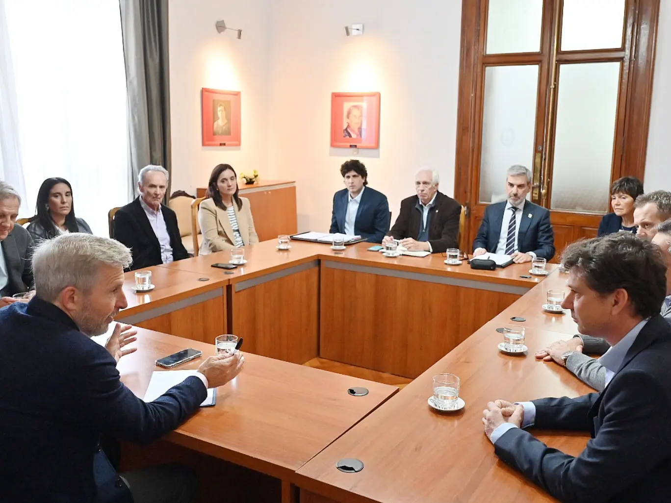 Frigerio analizó junto al Consejo Empresario y la UIER la situación del sector en la provincia