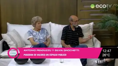 Italianos revalorizaron un espacio público de la ciudad