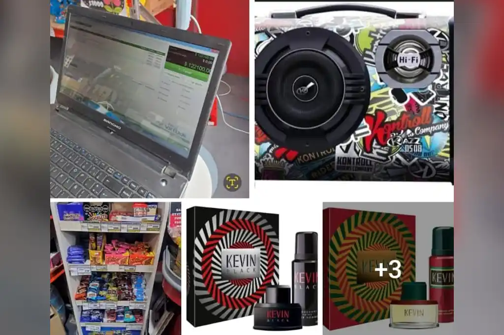 varios elementos robados