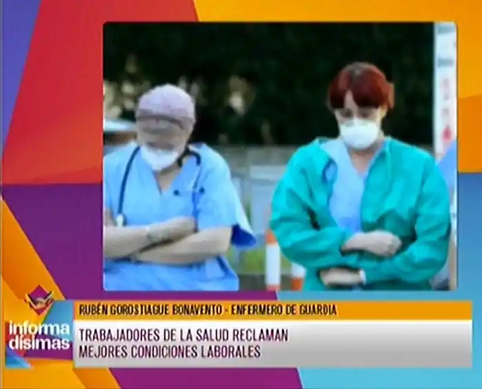 Trabajadores de la salud reclaman mejores condiciones laborales