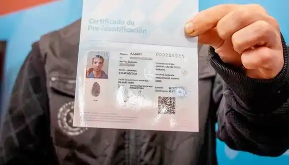 Así será el certificado de preidentificación para quienes no posean DNI