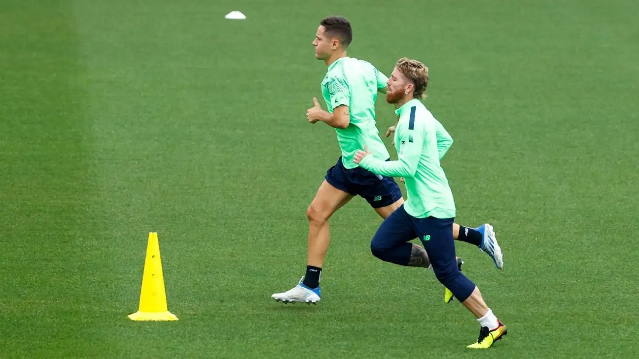 Herrera y Muniain, dos vascos que se dan el gusto de jugar en Argentina.