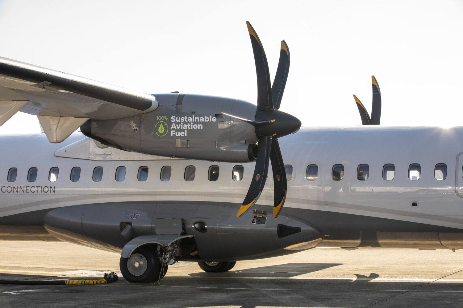 ATR realizó con éxito un vuelo de prueba utilizando 100% SAF en uno de sus motores