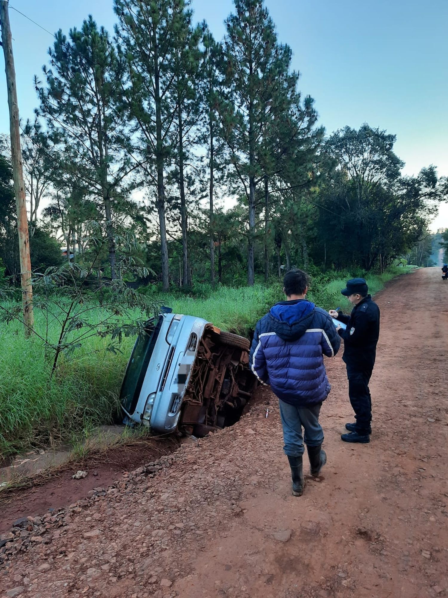 Hubo solo daños materiales