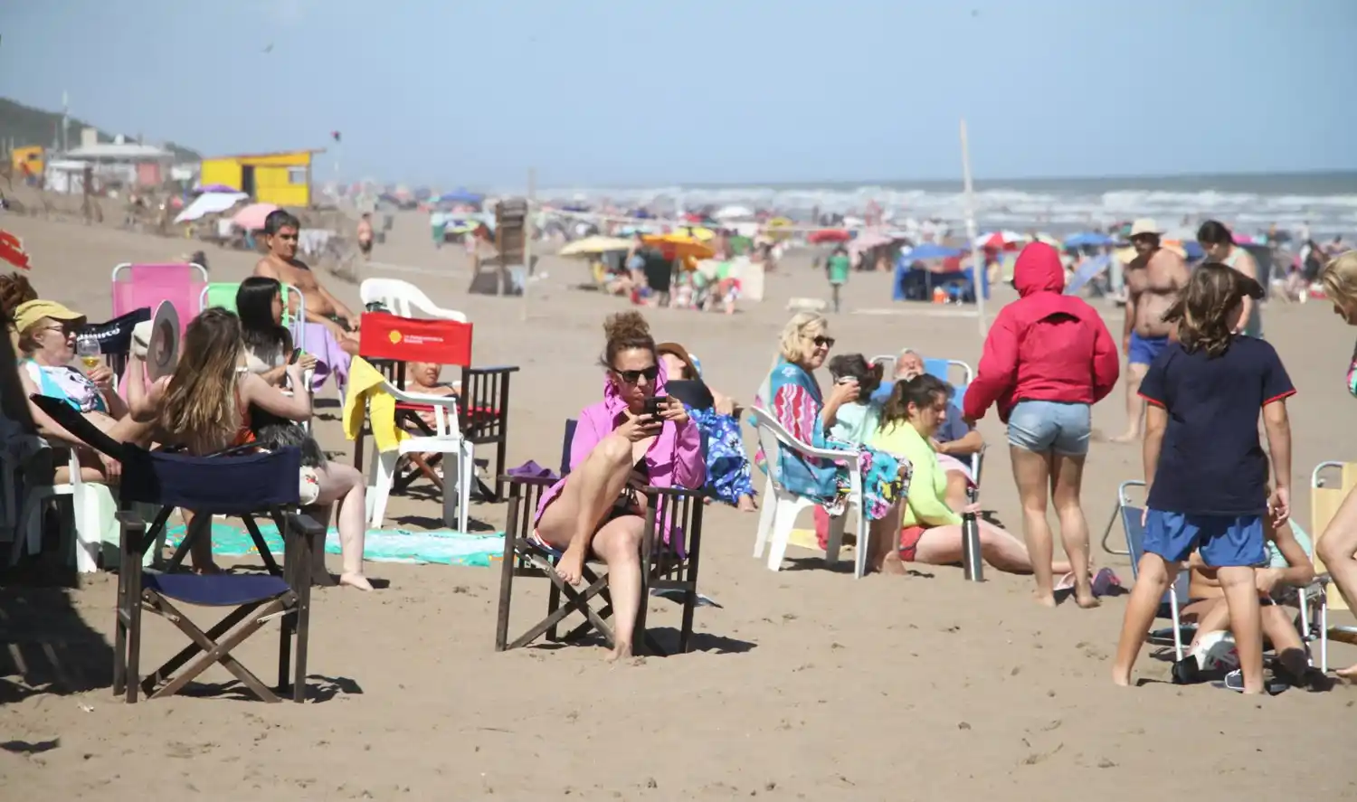 Tarde ideal para playa en Claromecó